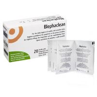 Blephaclean, 20 sterilnih krpic za nego vek