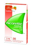 Nicorette Freshfruit nikot. žveč. gumi 30X2mg