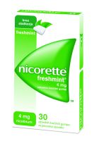 Nicorette Freshmint nikot. žveč. gumi 30X4mg