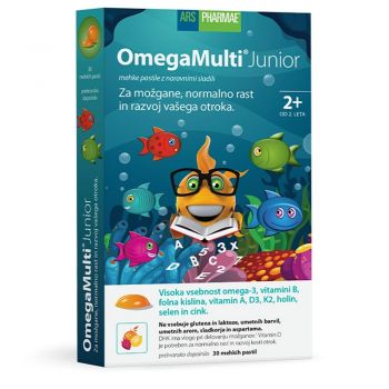 OmegaMulti Junior, mehke pastile (30 pastil) 