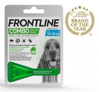 Frontline Combo Dog, kožni nanos za srednje pse (10-20 kg) - 1 pipeta (1,34 ml)