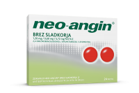 Neo Angin pastile brez sladkorja, 24 pastil