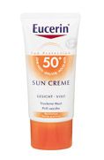 Eucerin Sun krema za zaščito obraza pred soncem ZF 50+