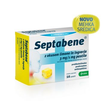 Septaben z mehko sredico z okusom limone in ingverja