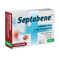 Septabene – 3 mg/ 1 mg pastile z okusom kole